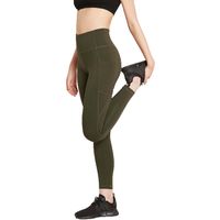 Boody Motivate High-Waist Full Tights - Olive